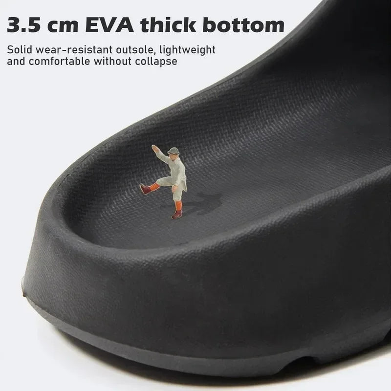 Coconut Slippers Cloud Thick-soled Sandals Summer Fashion Soft Bottom Beach Men Slippers Women's Sandals EVA Slides