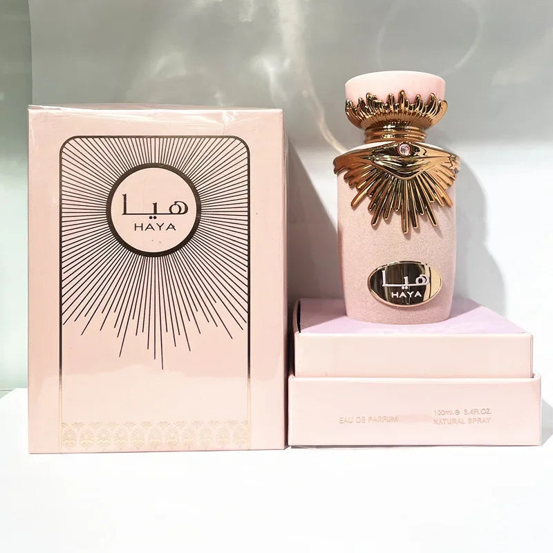 Arabes Perfume Man Woman High Quality HAYA  Eau De Parfum Long Lasting Unisex Smell Pheromone Transmission Dateable Women
