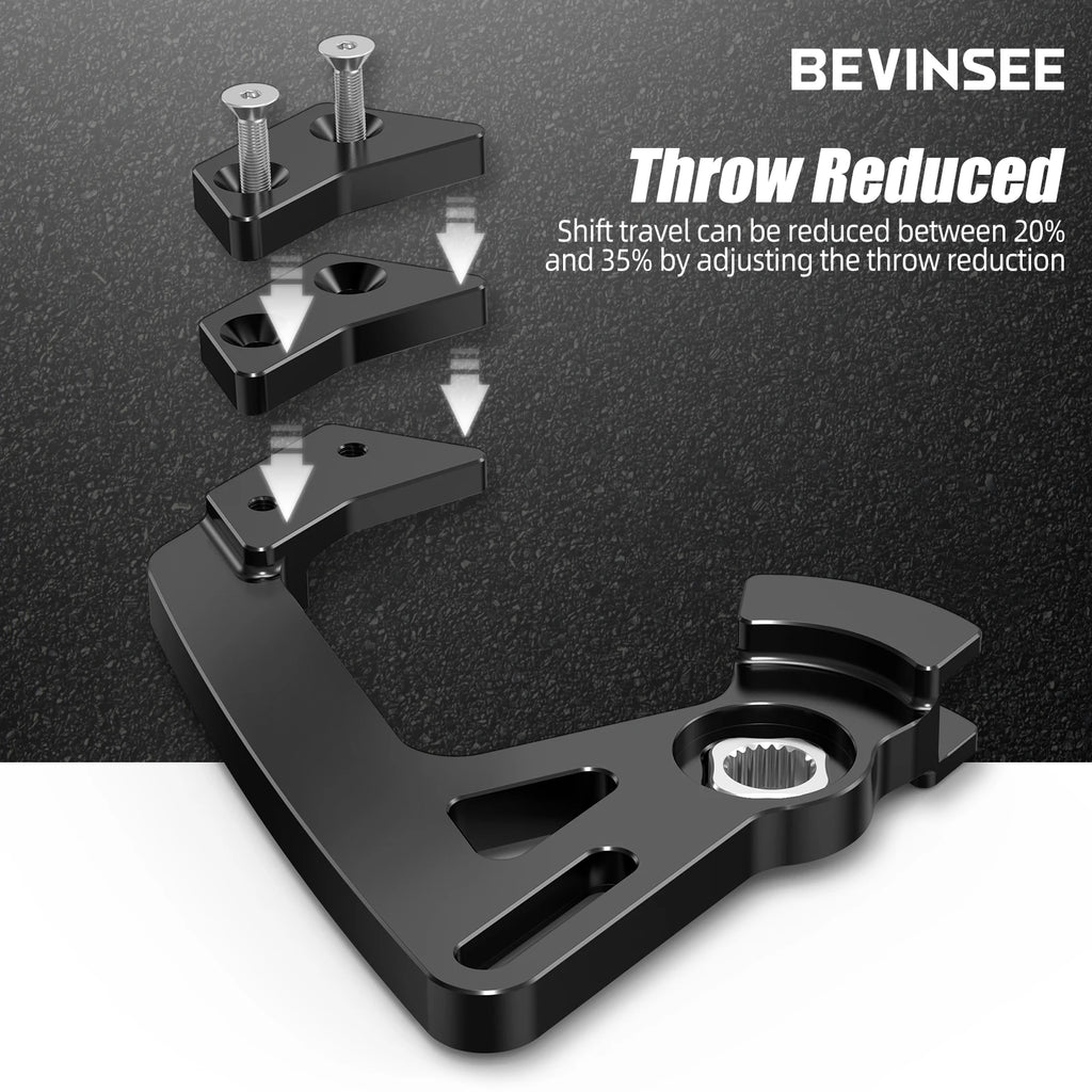 6 Speed Adjustable Short Shifter Arm & Shift Lever Kit for MQ350, for VW Golf MK5 MK6 MK7 MK7.5 MK8, for Audi A3 S3 TT