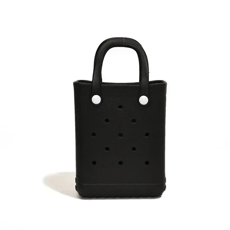 Beach Bag Portable Cosmetic Pouch Kid Handbag Picnic Storage Basket Clothes Sunglasses Pouch Makeup Organizer Beach Accessory