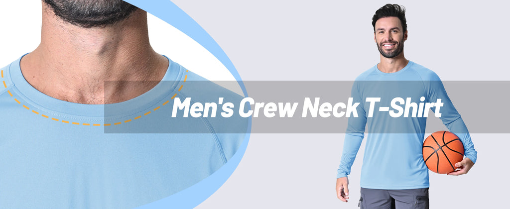 TACVASEN Men's Sun Protection T-shirts Summer UPF 50+ Long Sleeve Performance Quick Dry Breathable Hiking Fish T-shirts UV-Proof