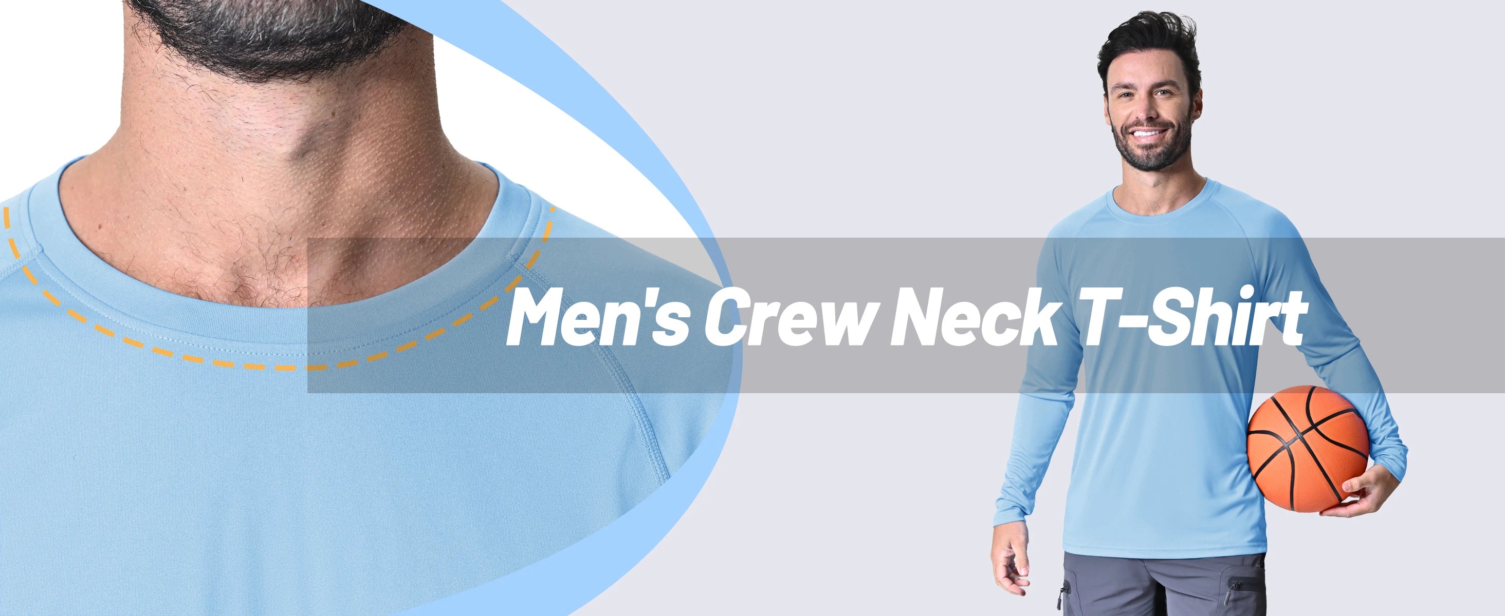 TACVASEN Men's Sun Protection T-shirts Summer UPF 50+ Long Sleeve Performance Quick Dry Breathable Hiking Fish T-shirts UV-Proof