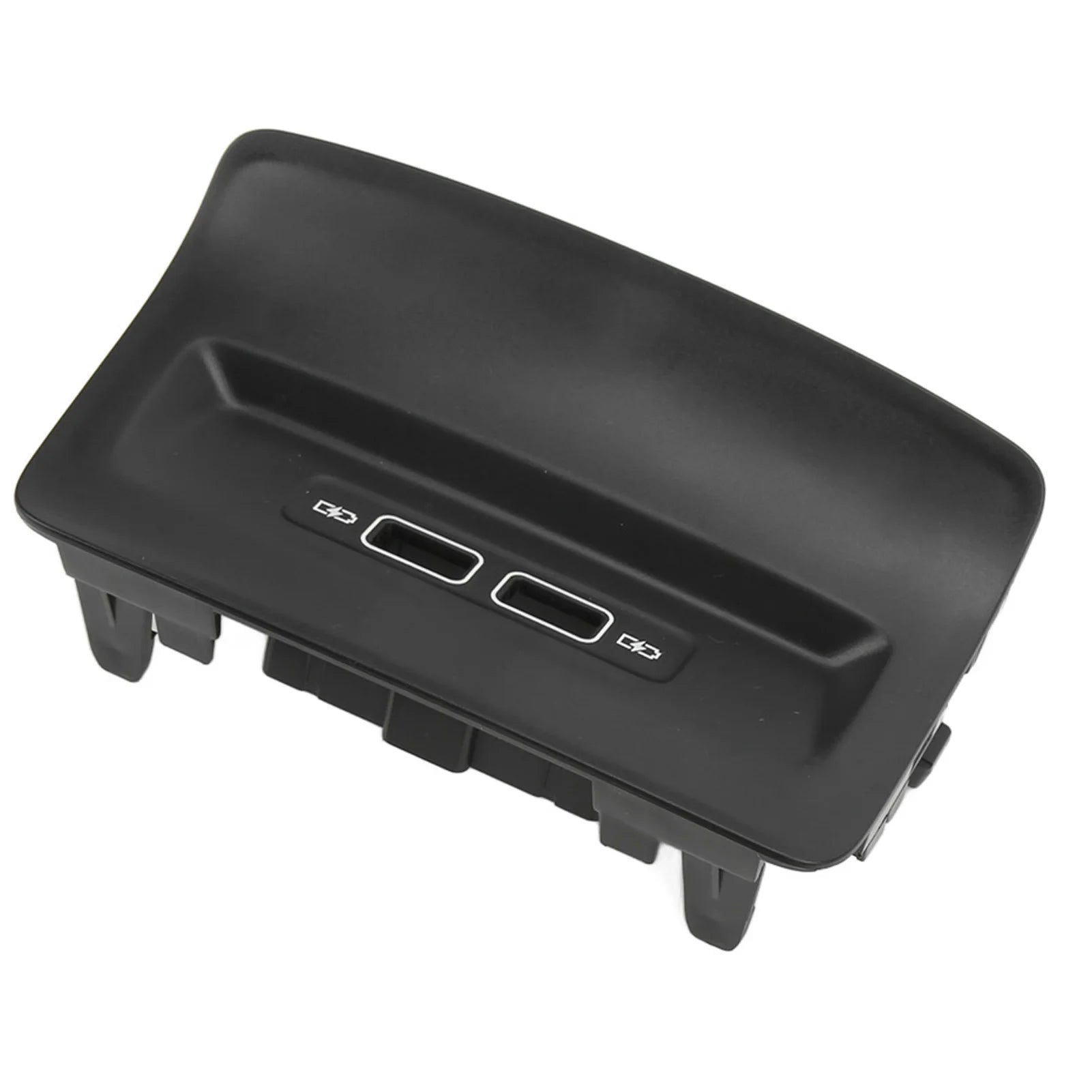 Black Rear Seat USB Charger Port Socket 5QD035726L Replacement for KODIAQ KAROQ 2017+