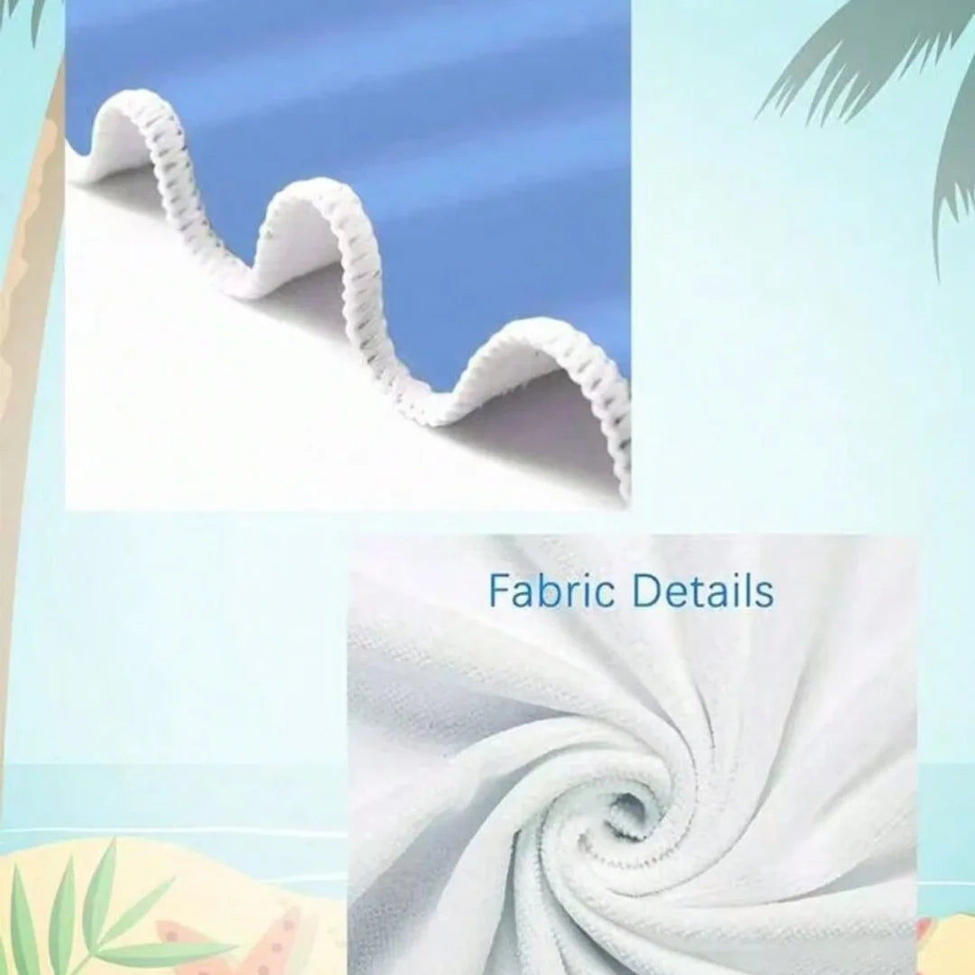 Seawater Custom Name Beach Towels Beachside Personalized Towel Swimming Pool Holiday Vacation Gifts Anti-Sand Bath Towels