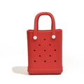 Beach Bag Portable Cosmetic Pouch Kid Handbag Picnic Storage Basket Clothes Sunglasses Pouch Makeup Organizer Beach Accessory