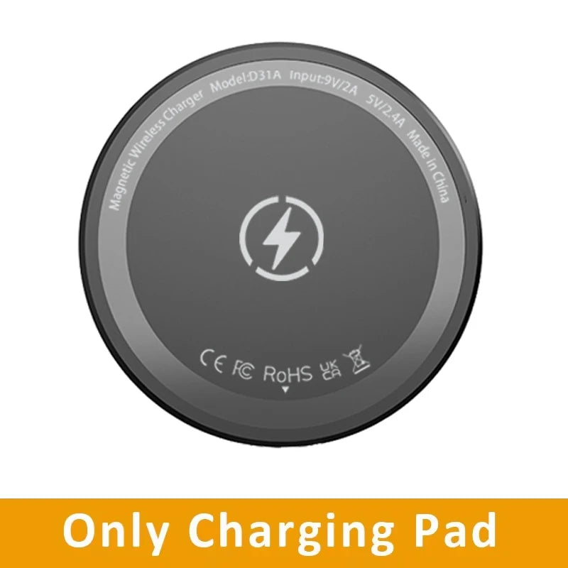 15w Magnetic Wireless Charger Phone Pad For Magsafe iPhone 17 16 15 14 13 12 Pro Max Airpods Pro Magnet Fast Charging Station