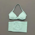 2 Pieces HISTELLO Sports Set Seamless Strappy Yoga Bra High Waist Scrunch Shorts Breathable Elastic Gym Workout Fitness Clothes