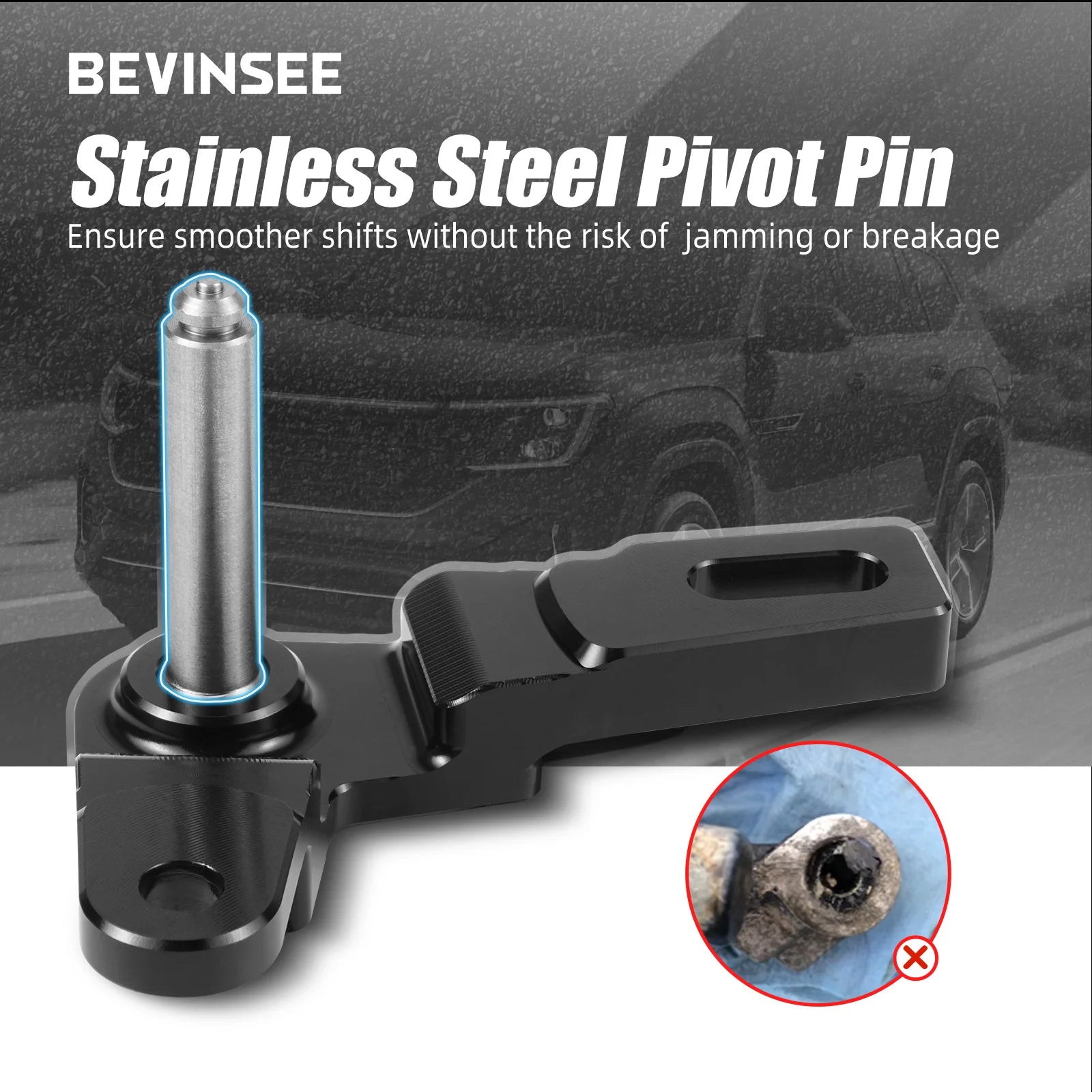 6 Speed Adjustable Short Shifter Arm & Shift Lever Kit for MQ350, for VW Golf MK5 MK6 MK7 MK7.5 MK8, for Audi A3 S3 TT