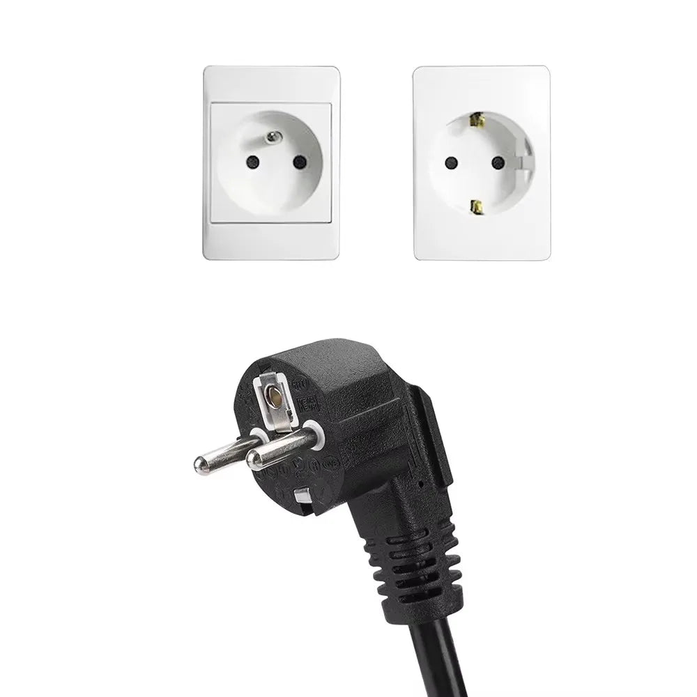 Teschev Portable Electrical Car Charger Type 1 SAE J1772 Type 2 IEC 62196 GBT Charger 16A 1 Phase 3.5kW Wallbox Charging Station