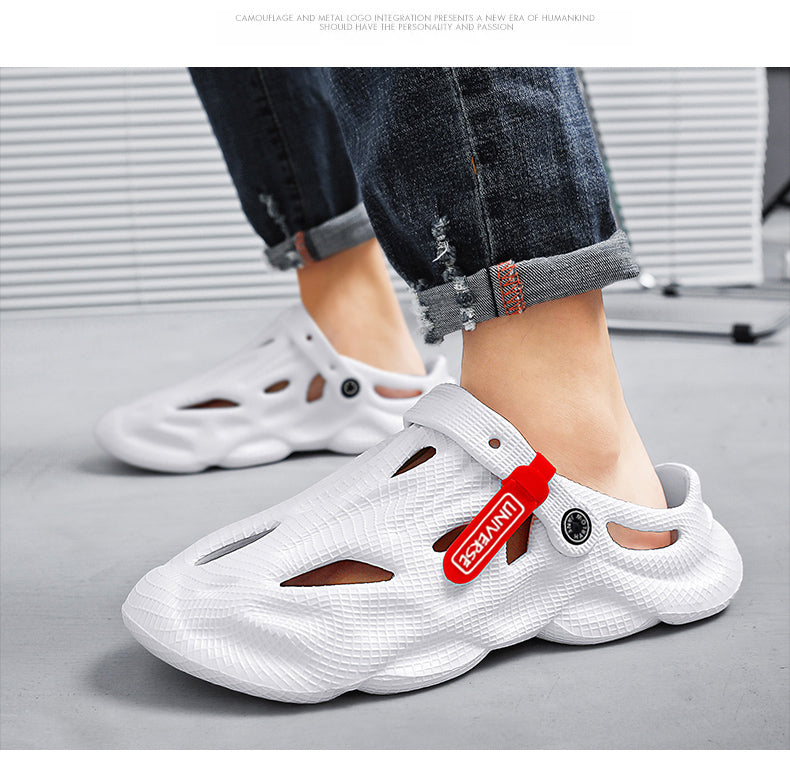 Summer Men Slippers Comfortable Platform Outdoor Sandals 2023 Beach Slippers Flip Flops Male Indoor Home Slides Bathroom Shoes