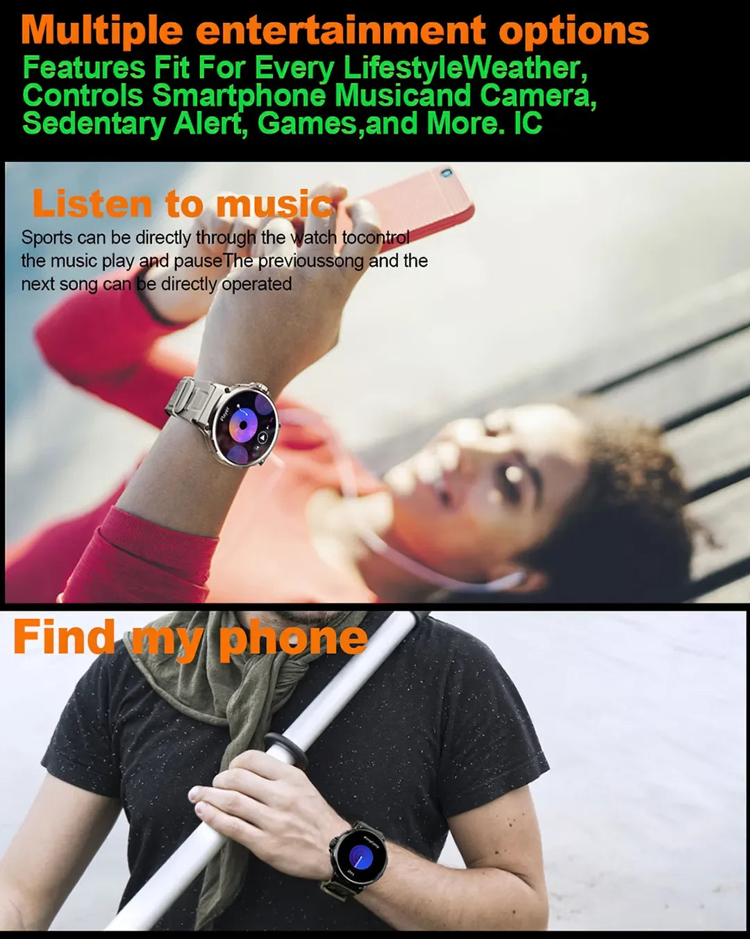 New Military Smart Watch Men 710 mA Waterproof Outdoor Sport Fitness Watches Health Monitor BT Call Smart Watch Men