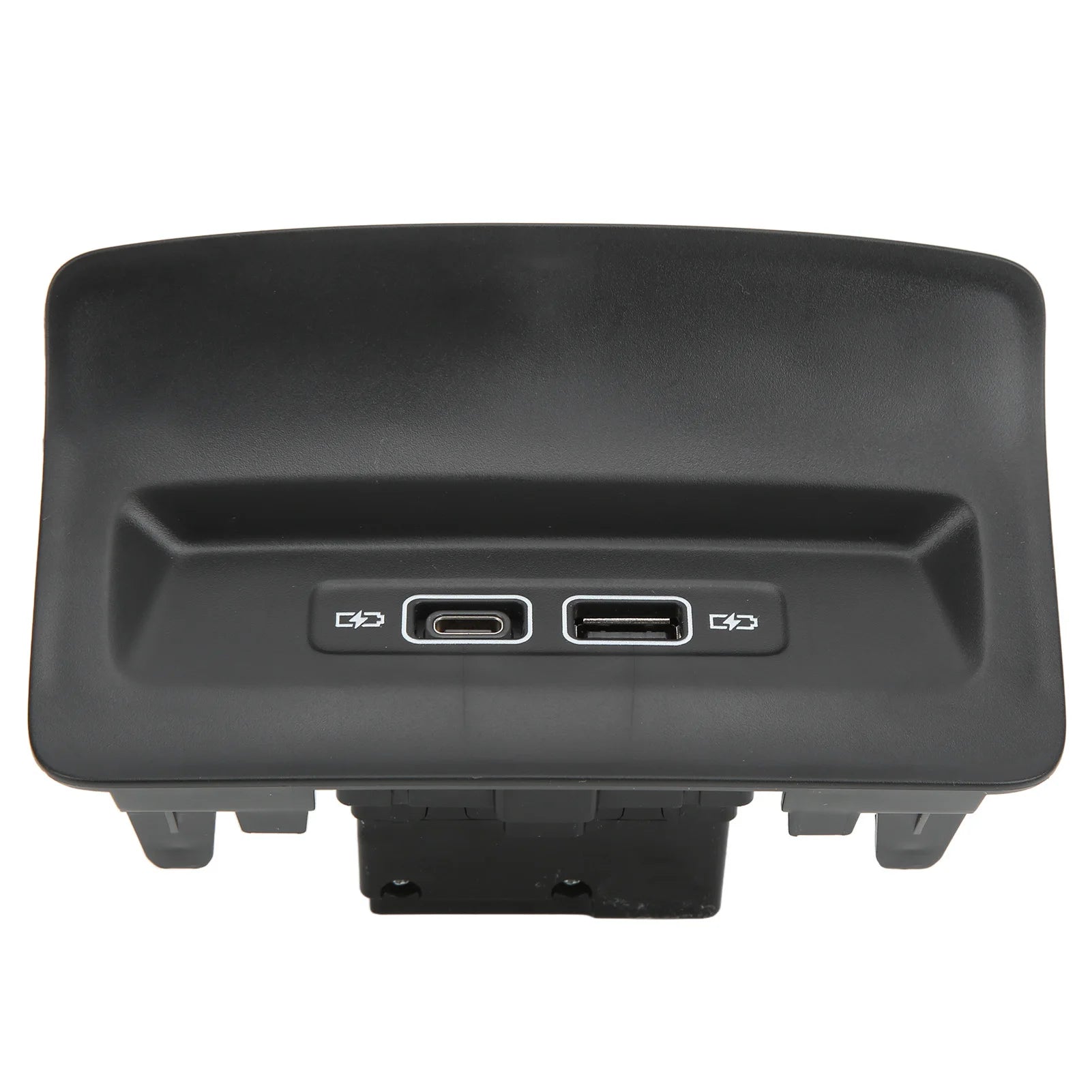Black Rear Seat USB Charger Port Socket 5QD035726L Replacement for KODIAQ KAROQ 2017+