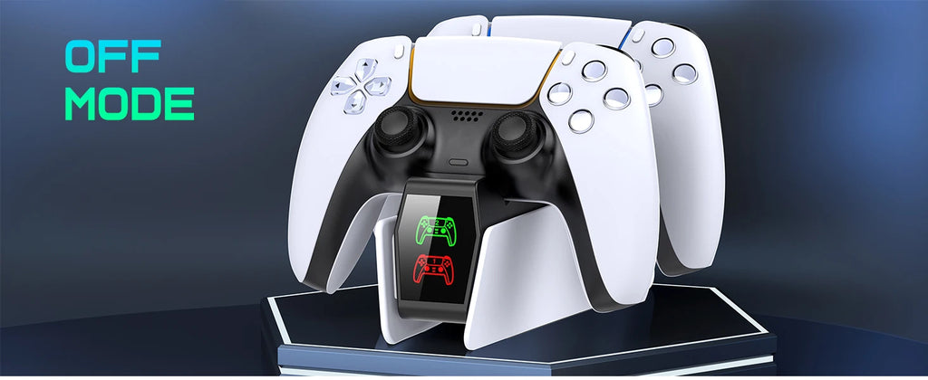 BEBONCOOL FC302 PS5 Controller Charging Station Dual Fast Charger LED Stand For DualSense Gamepad