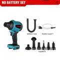 ONEVAN 6IN1 Wireless Air Blower 4000RPM Rechargeable 6Nozzle Mini Blower Dust Blower Inflator Vacuum For Makita 18V Battery Pin