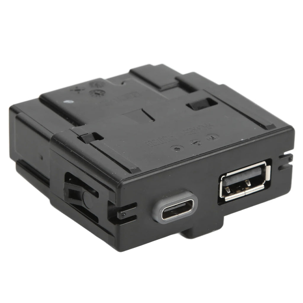 Black Rear Seat USB Charger Port Socket 5QD035726L Replacement for KODIAQ KAROQ 2017+