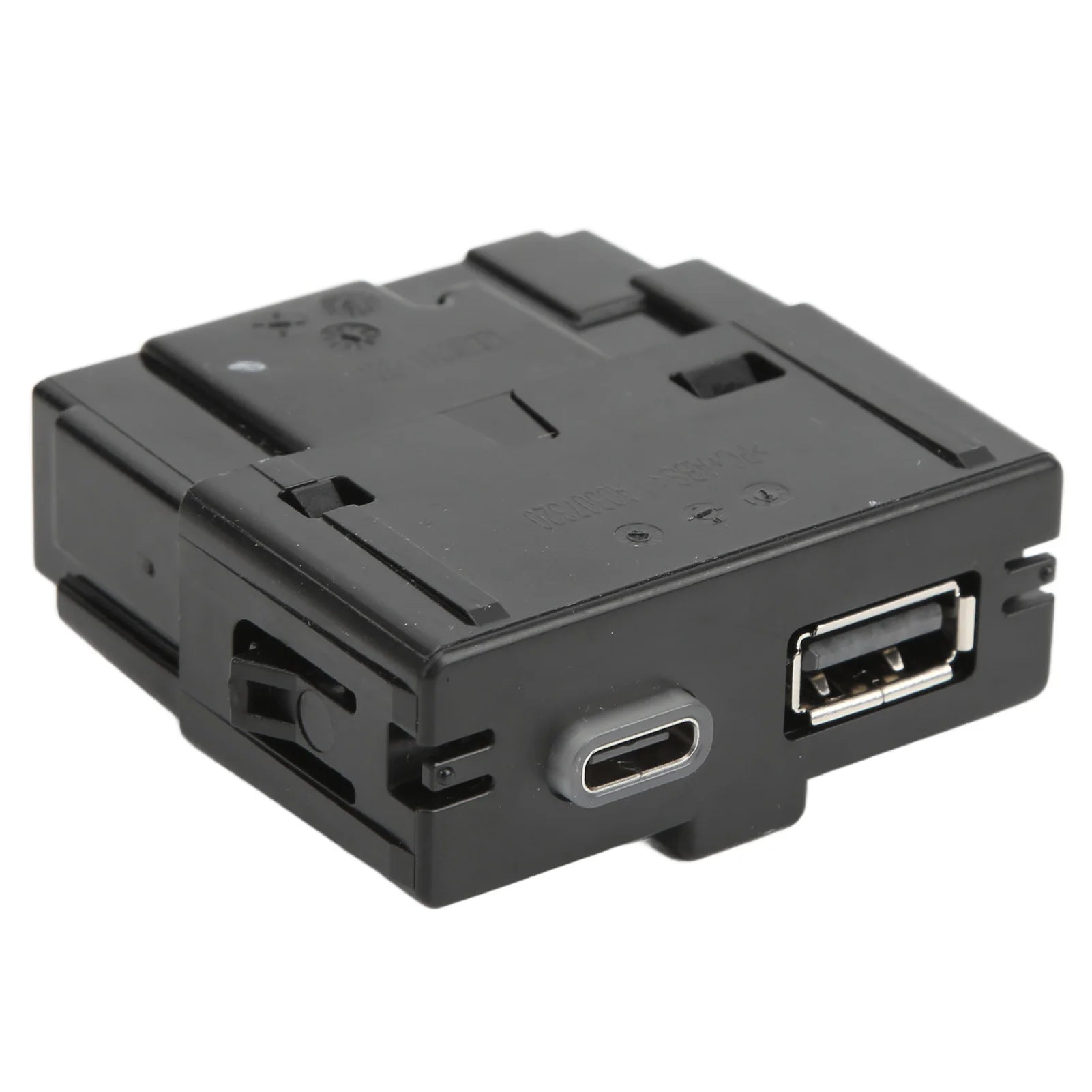 Black Rear Seat USB Charger Port Socket 5QD035726L Replacement for KODIAQ KAROQ 2017+