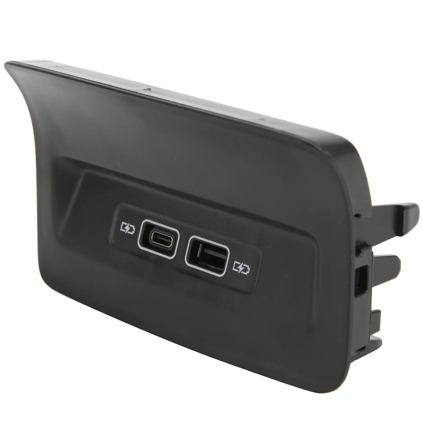 Black Rear Seat USB Charger Port Socket 5QD035726L Replacement for KODIAQ KAROQ 2017+