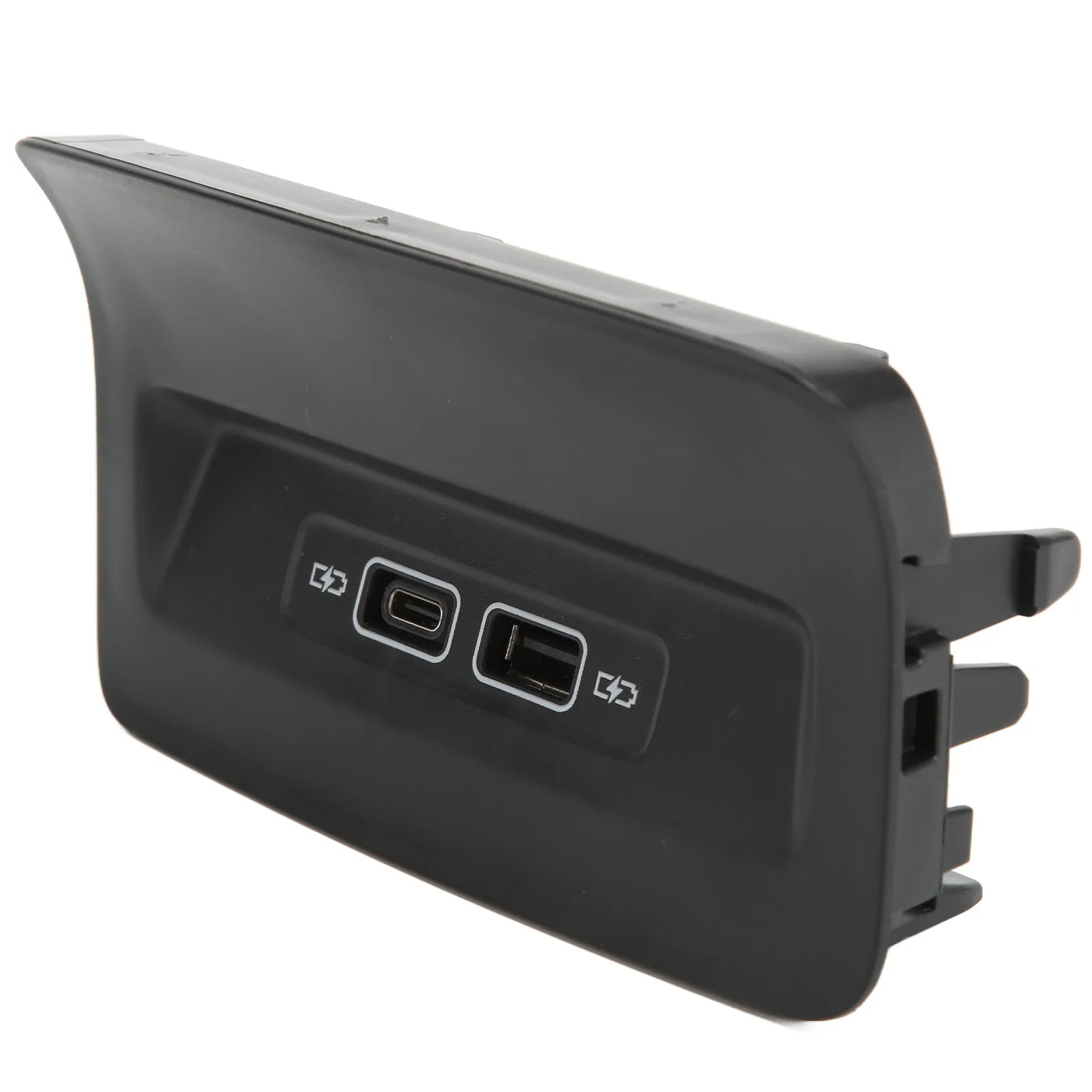 Black Rear Seat USB Charger Port Socket 5QD035726L Replacement for KODIAQ KAROQ 2017+
