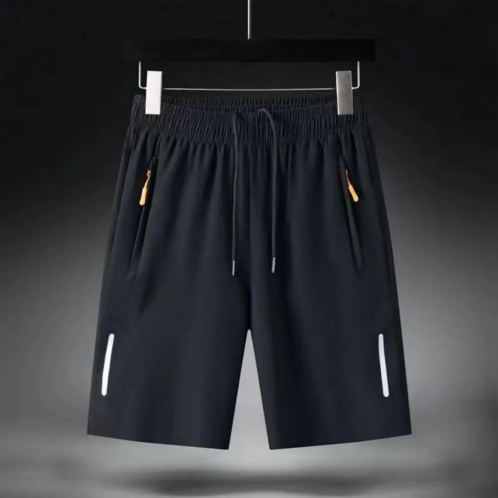 Men's Plus Size Summer Ice Silk Cool Short Pants Fashion Male Thin Loose Quick-dry Shorts Sweatpants Casual Sport Stretch Pants