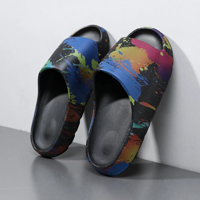 Slippers 2025 New Summer Style Casual Home Non-Slip Sports Men's Outer Wear Beach Sandals