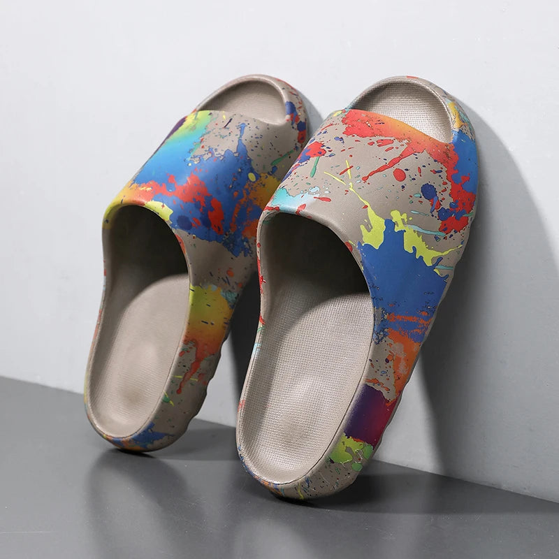 Slippers 2025 New Summer Style Casual Home Non-Slip Sports Men's Outer Wear Beach Sandals