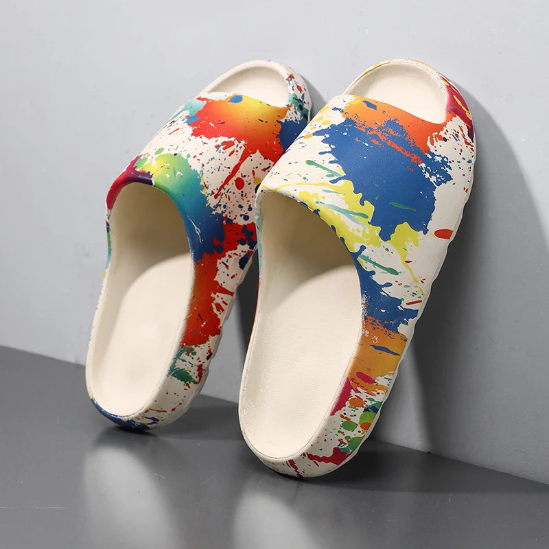 Slippers 2025 New Summer Style Casual Home Non-Slip Sports Men's Outer Wear Beach Sandals